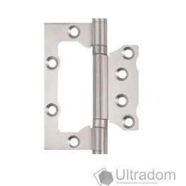 ФУРНІТУРА ДЛЯ МІЖКІМНАТНИХ ДВЕРЕЙ Сталева накладна універсальна петля нікель